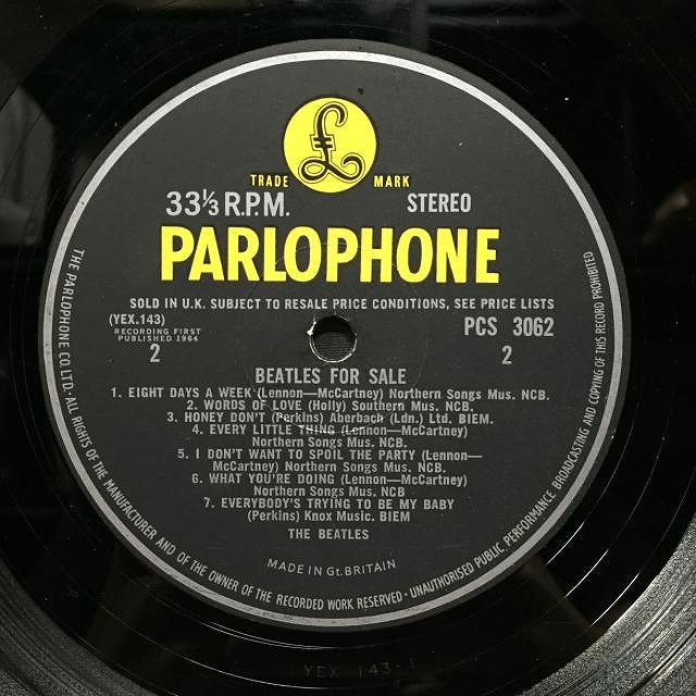 中古】10/27(日) <<THE BEATLES>> ～当店が誇るビートルズの廃盤