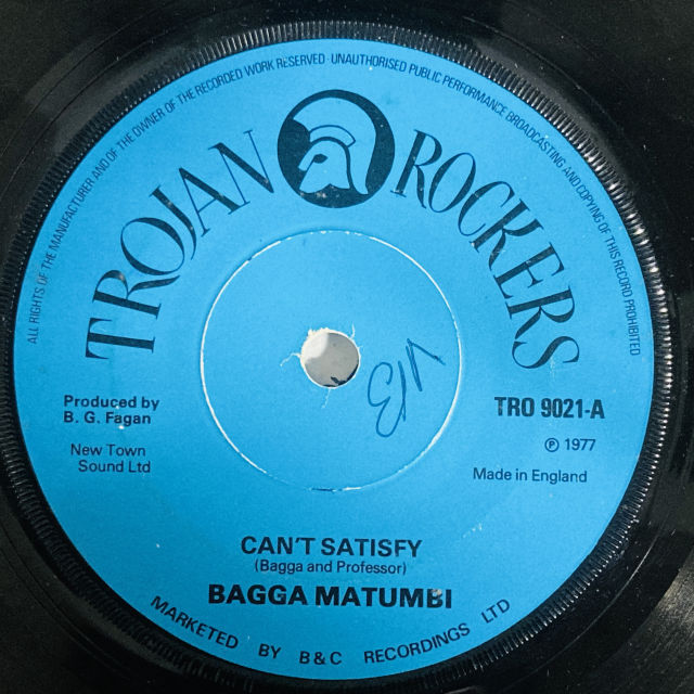 BAGGA MATUMBI / CAN'T SATISFY