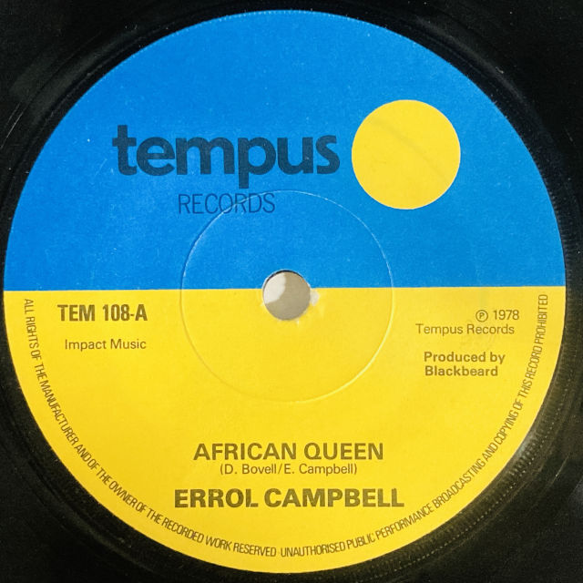 ERROL CAMPBELL / AFRICAN QUEEN