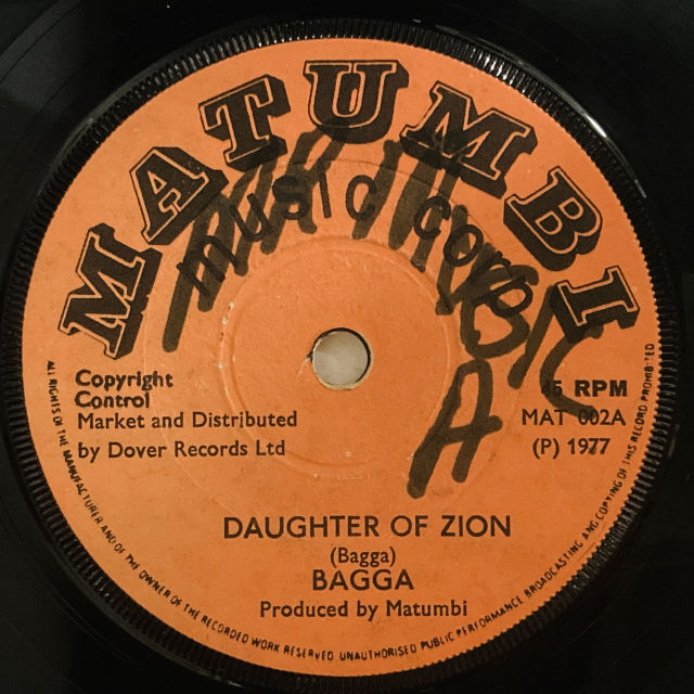 BAGGA / DAUGHTER OF ZION