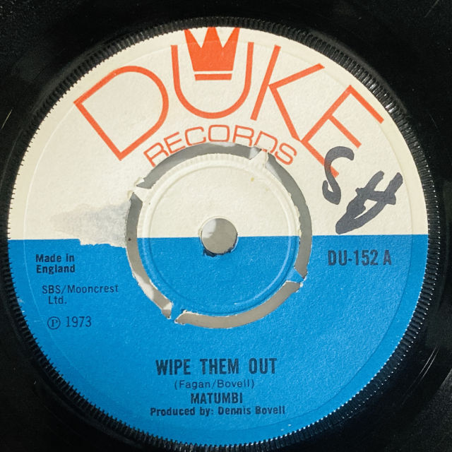 MATUMBI / WIPE THEM OUT