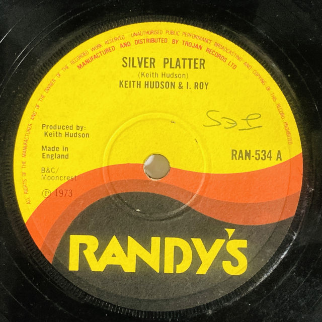 KEITH HUDSON/I ROY / SILVER PLATTER