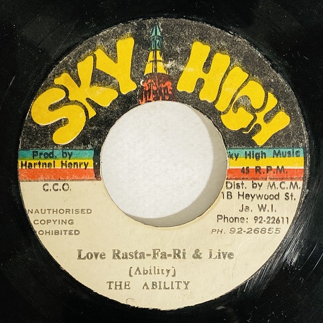 FLABBA HOLT / LOVE RASTAFARI & LIVE