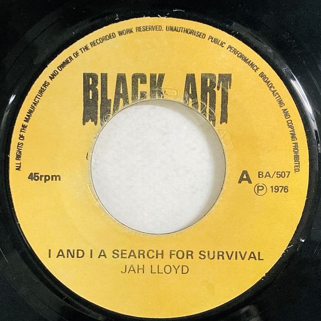 JAH LLOYD / I AND I A SEARCH FOR SURVIVAL