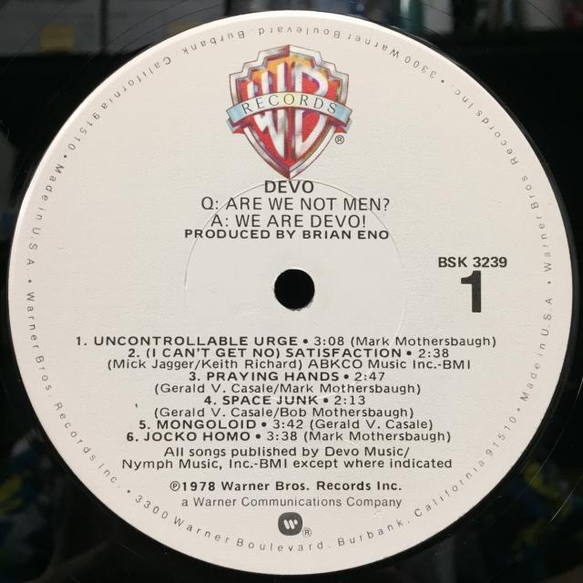 DEVO / Q: ARE WE NOT MEN? A: WE ARE DEVO! 7