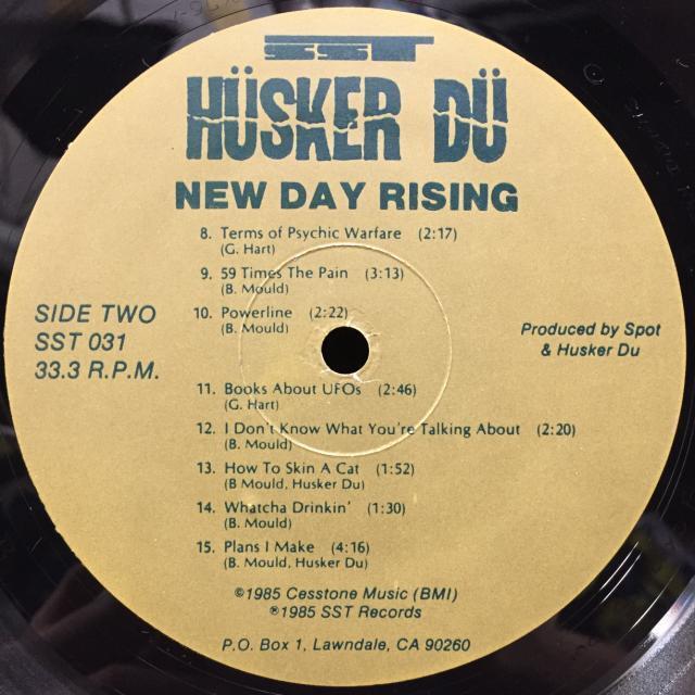 HUSKER DU / NEW DAY RISING (LP) 8