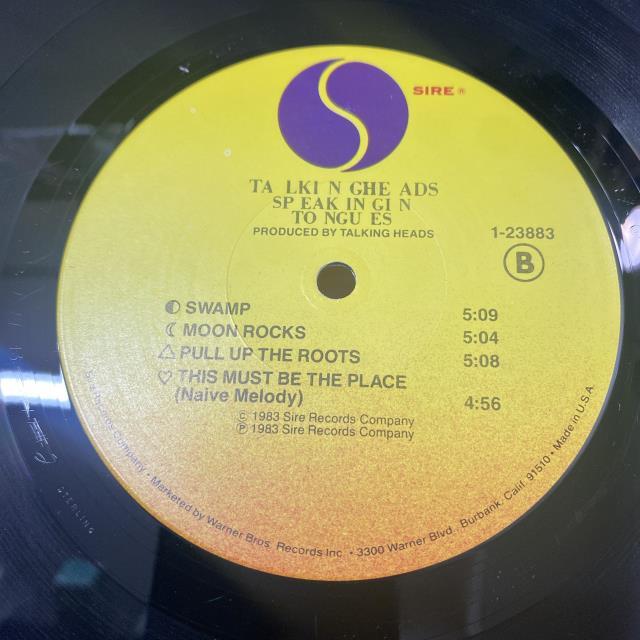 TALKING HEADS レコード 4枚　見本盤　ロック　洋楽　AC/DC TALKING HEADS レコード 4枚見本盤ロック洋楽AC/DC