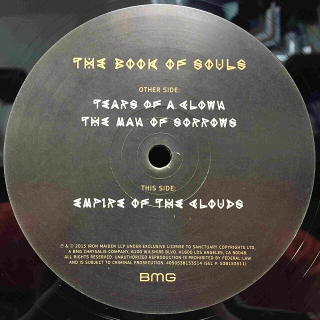 IRON MAIDEN / BOOK OF SOULS 8
