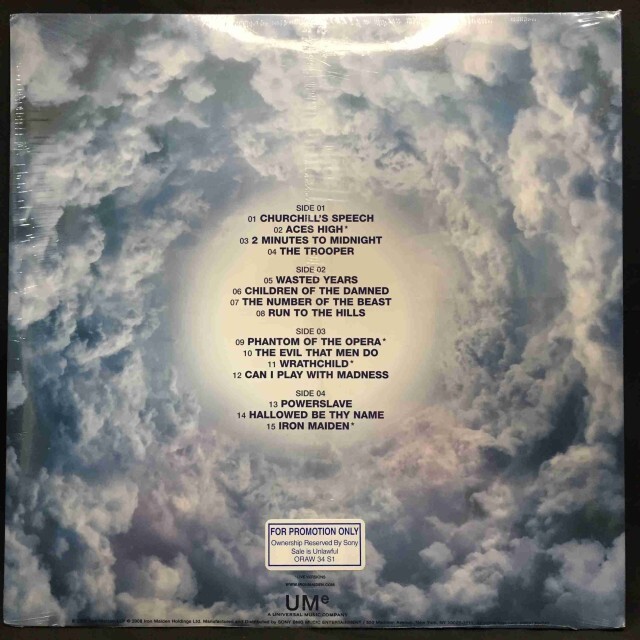 IRON MAIDEN / SOMEWHERE BACK IN TIME - THE BEST OF 1980 2