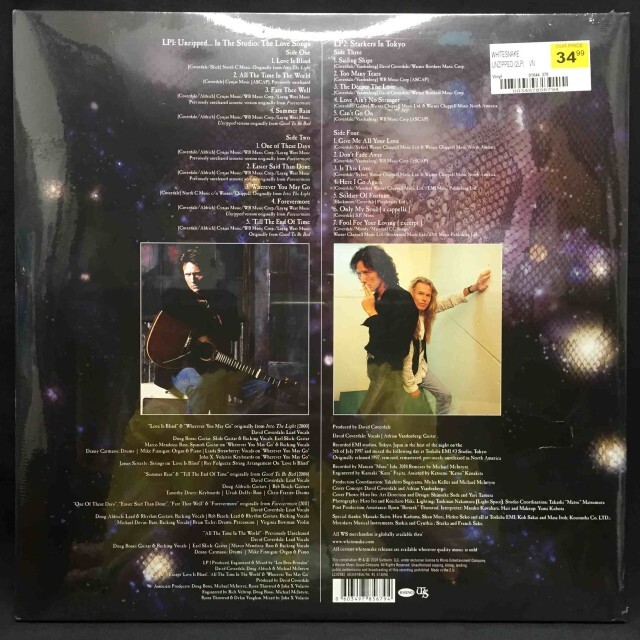 WHITESNAKE / UNZIPPED <2LP VINYL> 2