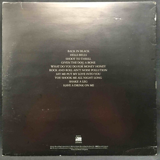 AC/DC / BACK IN BLACK 2