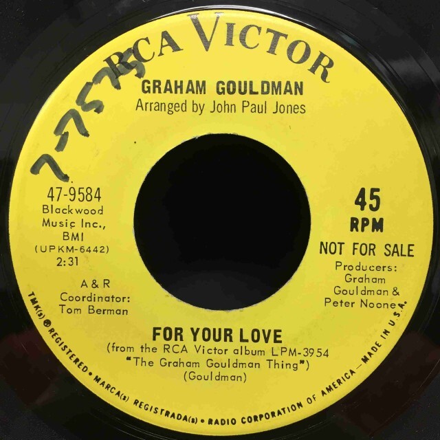 GRAHAM GOULDMAN / FOR YOUR LOVE