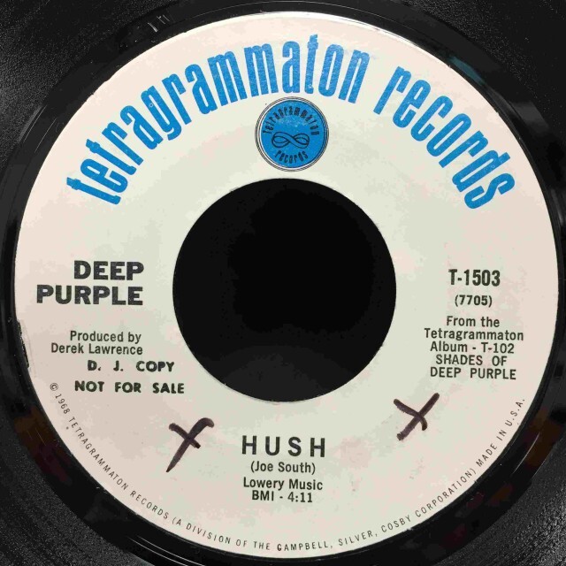 DEEP PURPLE / HUSH / ONE MORE RAINY DAY