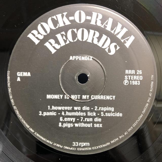 APPENDIX / MONEY IS NOT MY CURRENCY 3