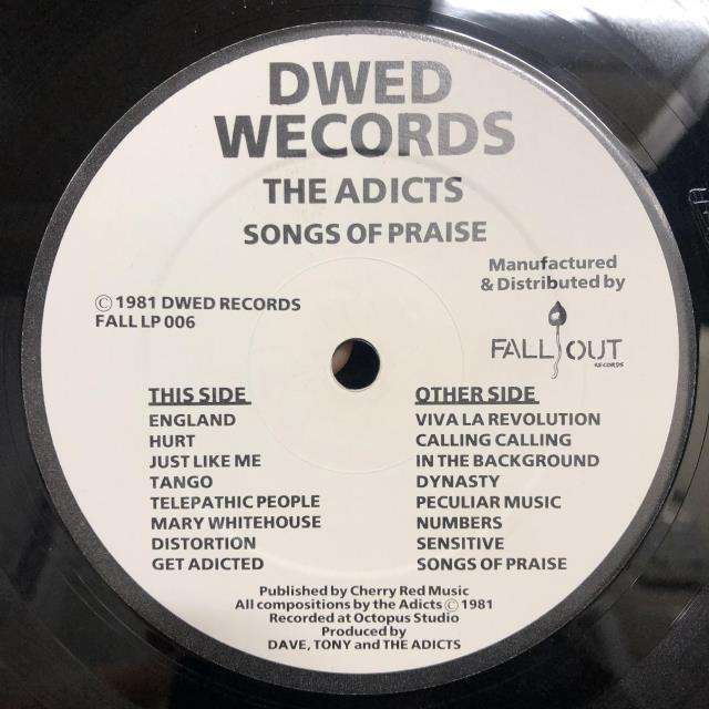 ADICTS / SONGS OF PRAISE 3