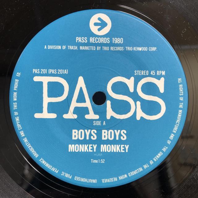 BOYS BOYS / MONKEY MONKEY / CONTROL TOWER 3