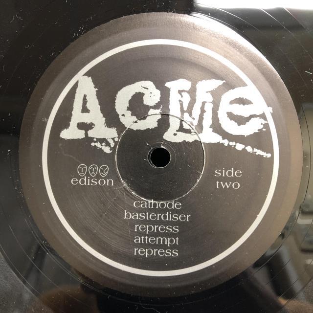 ACME (PUNK) / TO REDUCE THE CHOIR TO ONE SOLOIST (LP) 4