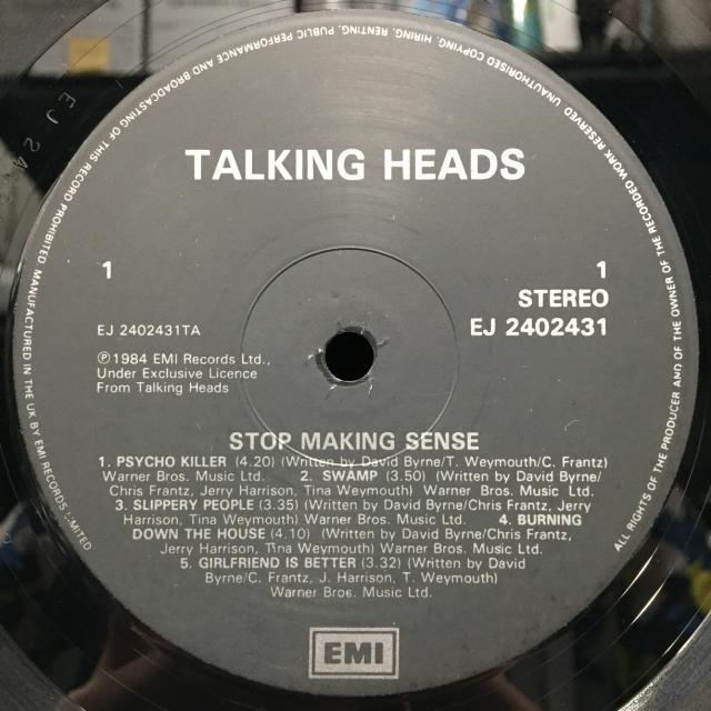 TALKING HEADS / STOP MAKING SENCE 7