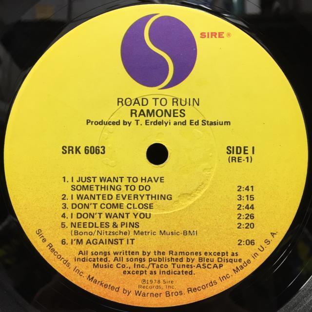 RAMONES / ROAD TO RUIN(180G) 7
