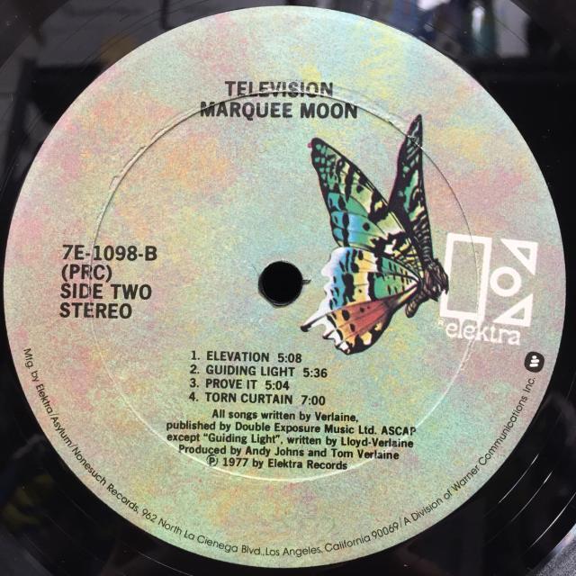 TELEVISION / MARQUEE MOON 8
