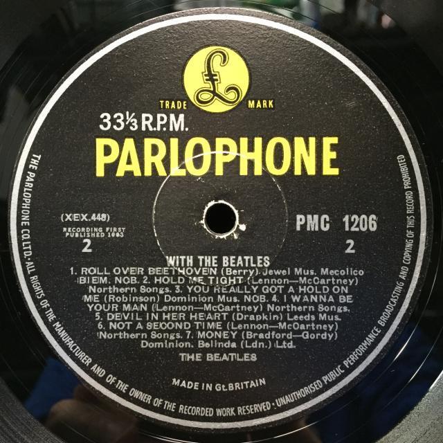 UKOrg ビートルズ With The Beatles 稀少ステレオ初版 3f91effd9b062bd72eeaa62b43d593