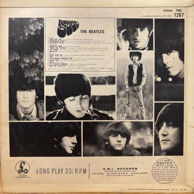 6/1 専用UKOrg Rubber Soul ラウド+Lola 本日の一枚】手の届く王道レア ～ The Beatles『Rubber Soul』の