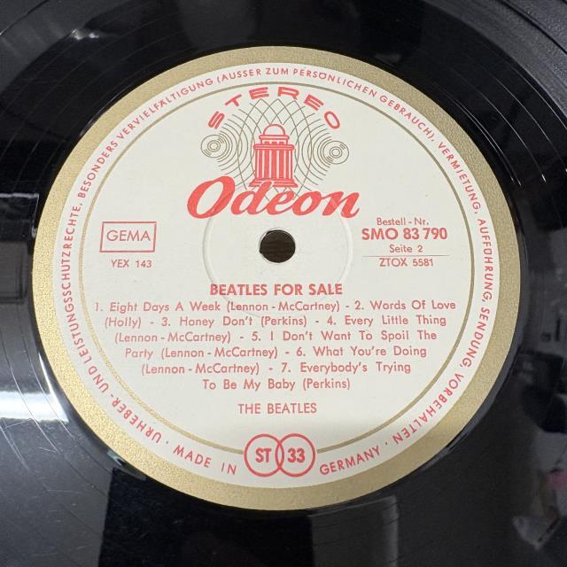 BEATLES FOR SALE LP レコード　ドイツDMM盤 BEATLES FOR SALE LP レコード ドイツDMM盤 BEATLES FOR SALE LP