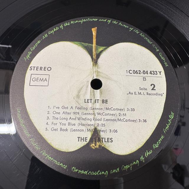 激レア! レコード新品同様! ビートルズ1969年ドイツ盤 ブルーラベル 激