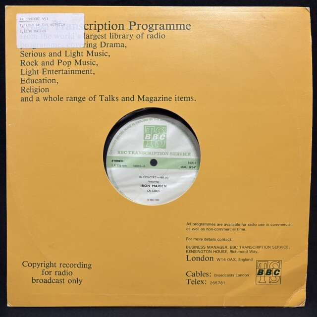 レア貴重レコード BBC In Concert 345 Depeche Mode content_web用_J写