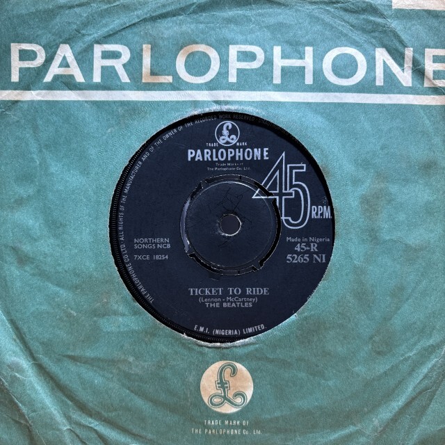 本日の一枚】ビートルズ・レアリティー③ ～ ナイジェリアから日本まで