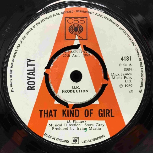 ROYALTY / THAT KIND OF GIRL