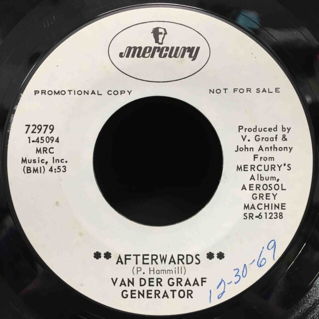 VAN DER GRAAF GENERATOR / AFTERWARDS / NECROMANCER