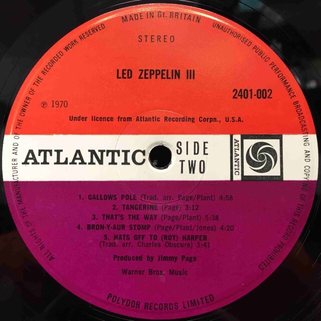 LED ZEPPELIN / LED ZEPPELIN Ⅲ 8