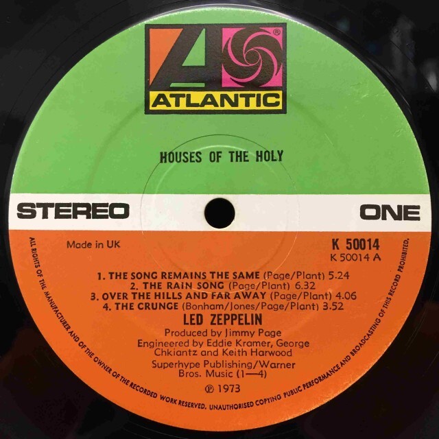 LED ZEPPELIN / HOUSES OF THE HOLY 7