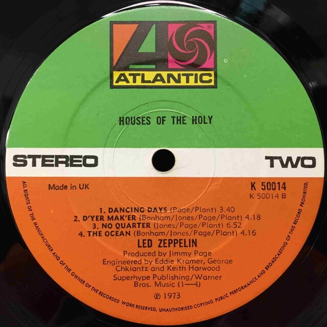 LED ZEPPELIN / HOUSES OF THE HOLY 8