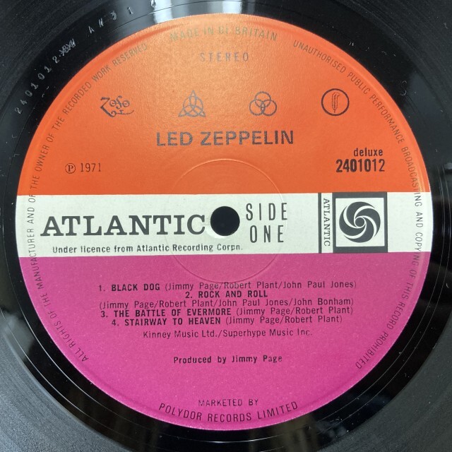 LED ZEPPELIN「IV」 稀少