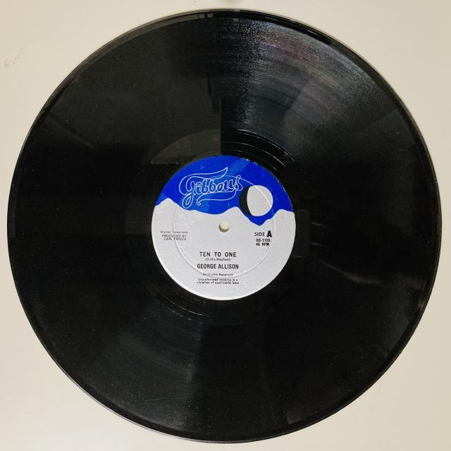 GEORGE ALLISON / TEN TO ONE / HARD TIMES