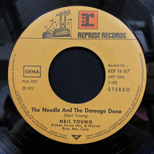 国内盤シングル『ニール・ヤング　オールド・マン / ダメージ・ダン』 Neil Young – Old Man / The Needle And The Damage Done
