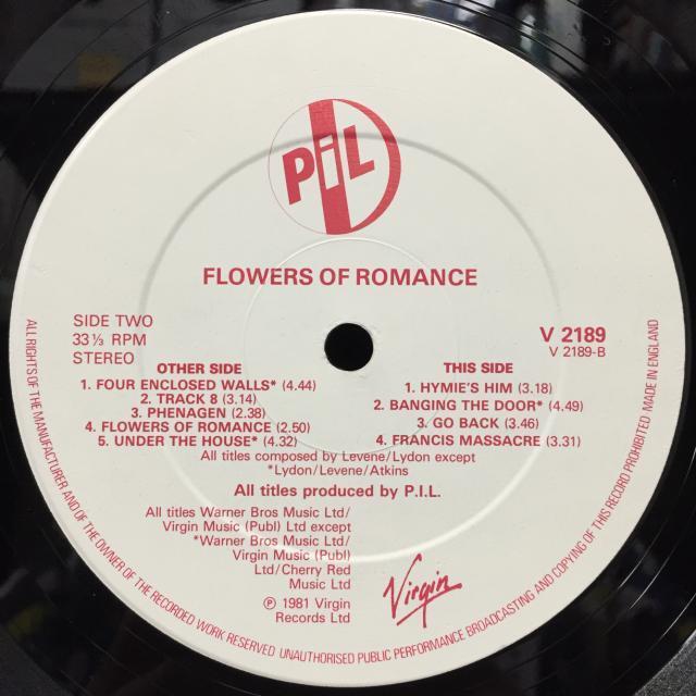 PUBLIC IMAGE LTD (P.I.L.) / FLOWERS OF ROMANCE 8