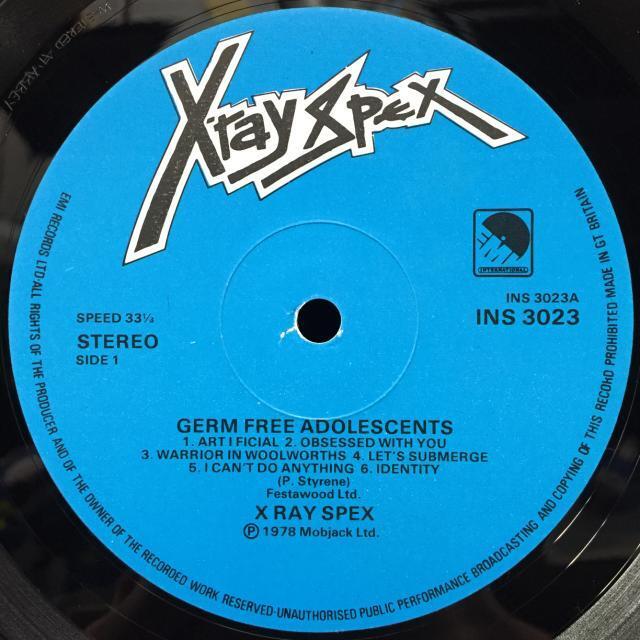 X-RAY SPEX / GERMFREE ADOLESCENTS 7