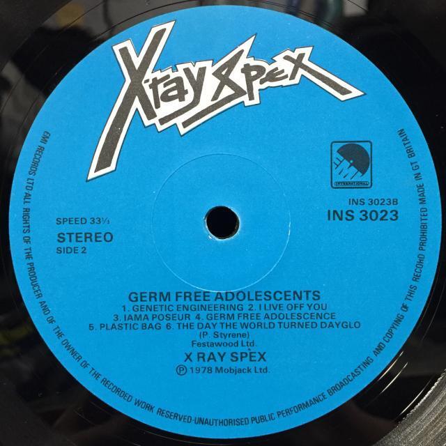 X-RAY SPEX / GERMFREE ADOLESCENTS 8