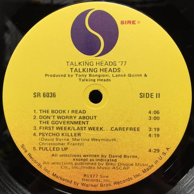 TALKING HEADS / TALKING HEADS 77 8