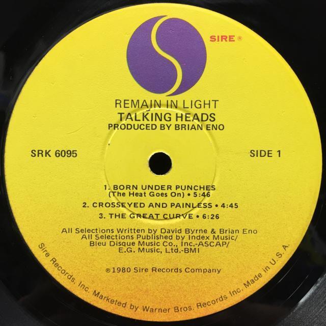 TALKING HEADS / REMAIN IN LIGHT 7
