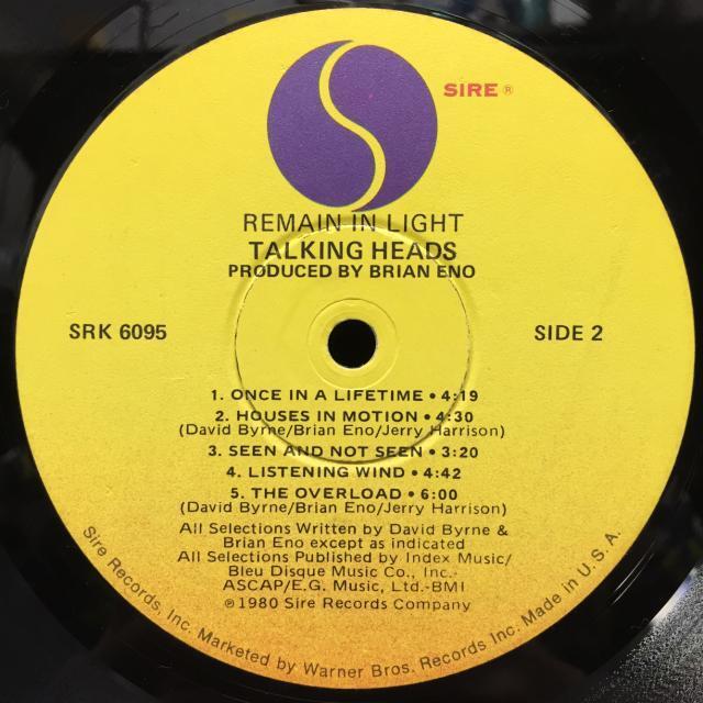 TALKING HEADS / REMAIN IN LIGHT 8