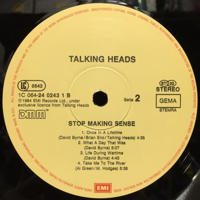 TALKING HEADS / STOP MAKING SENSE 8
