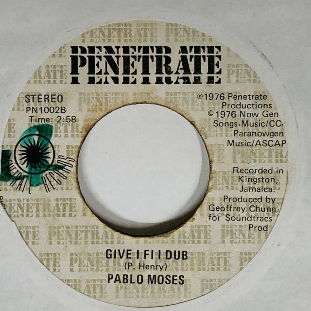 PABLO MOSES / GIVE I FI NAME