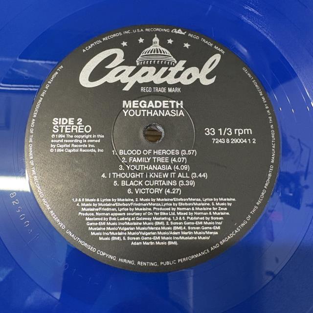本日の一枚】灼熱の近年鋼鉄盤 ～ MEGADETH、IRON MAIDEN他、超希少