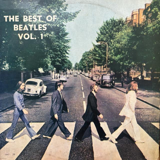 綺麗な赤盤は少ない 全体に良好品 アビーロード 綺麗な盤は少ない