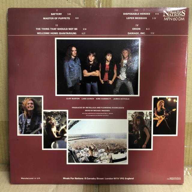 METALLICA / MASTER OF PUPPETS 2