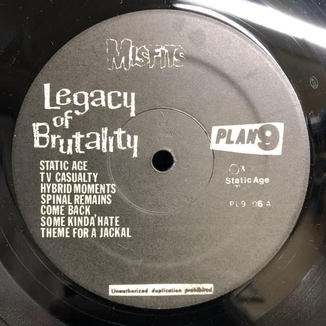 MISFITS / LEGACY OF BRUTALITY 3